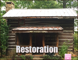 Historic Log Cabin Restoration  Culpeper, Virginia